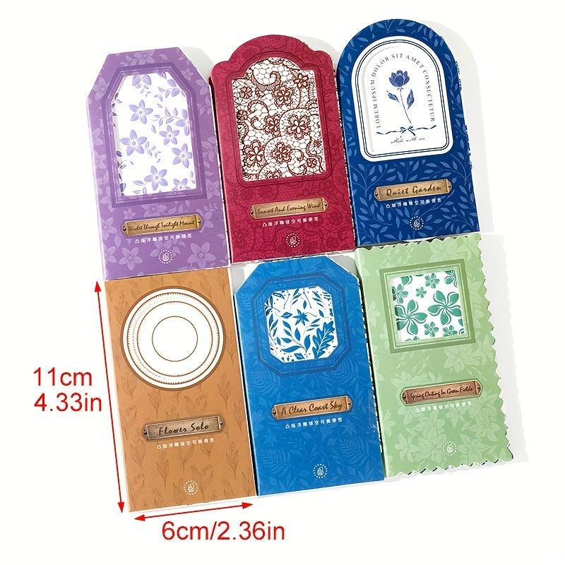 15 Sheets Flower And Plant Sticky Notes for Diary Decoration
