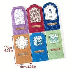 15 Sheets Flower And Plant Sticky Notes for Diary Decoration