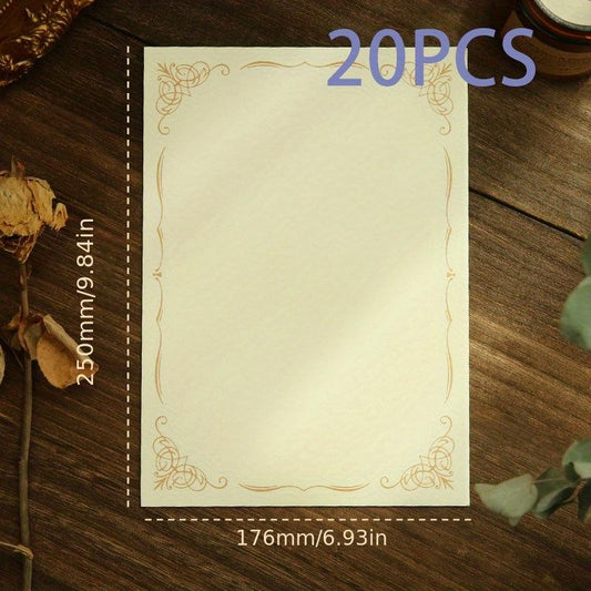 Vintage European Literary Letter Paper B5 Handwritten Love Letter Confession
