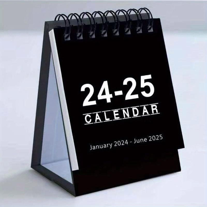 Mini Desk Calendar Jan-June, 250g Writing Paper, Double Coil Binding