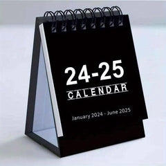 Mini Desk Calendar Jan-June, 250g Writing Paper, Double Coil Binding