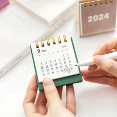Mini Small Desk Calendar 2.7In Basic Calendar Creative Monthly Calendar