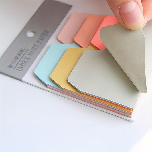 90 Sheets Self-adhesive Index Stickers Sticky Notes 3 Sizes Colored Index Sticke