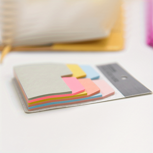 90 Sheets Self-adhesive Index Stickers Sticky Notes 3 Sizes Colored Index Sticke