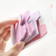 60pcs Gradual Change Sticky Notes for Students, 3.9x3.1In, Message Sticky Notes