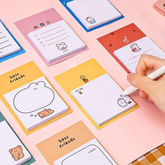 4pcs 30 Sheets Animal Sticky Notes DIY Scrapbooking