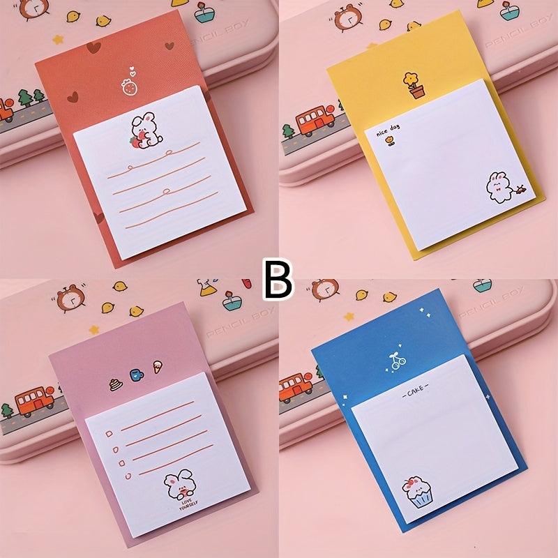 4pcs 30 Sheets Animal Sticky Notes DIY Scrapbooking