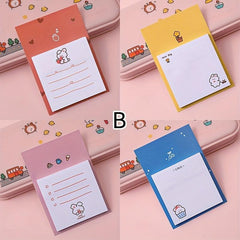 4pcs 30 Sheets Animal Sticky Notes DIY Scrapbooking