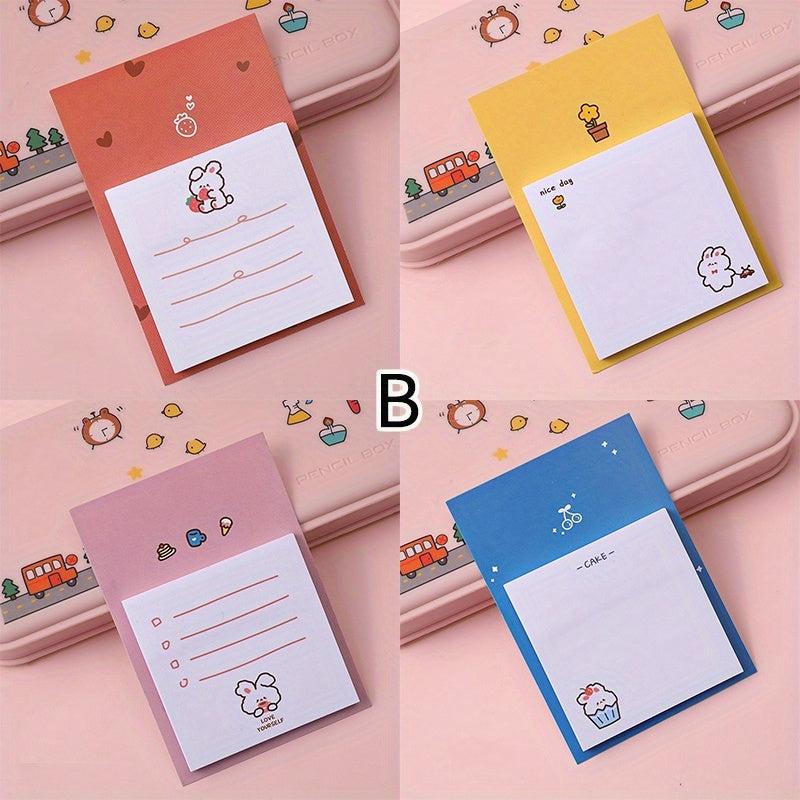 4pcs 30 Sheets Animal Sticky Notes DIY Scrapbooking