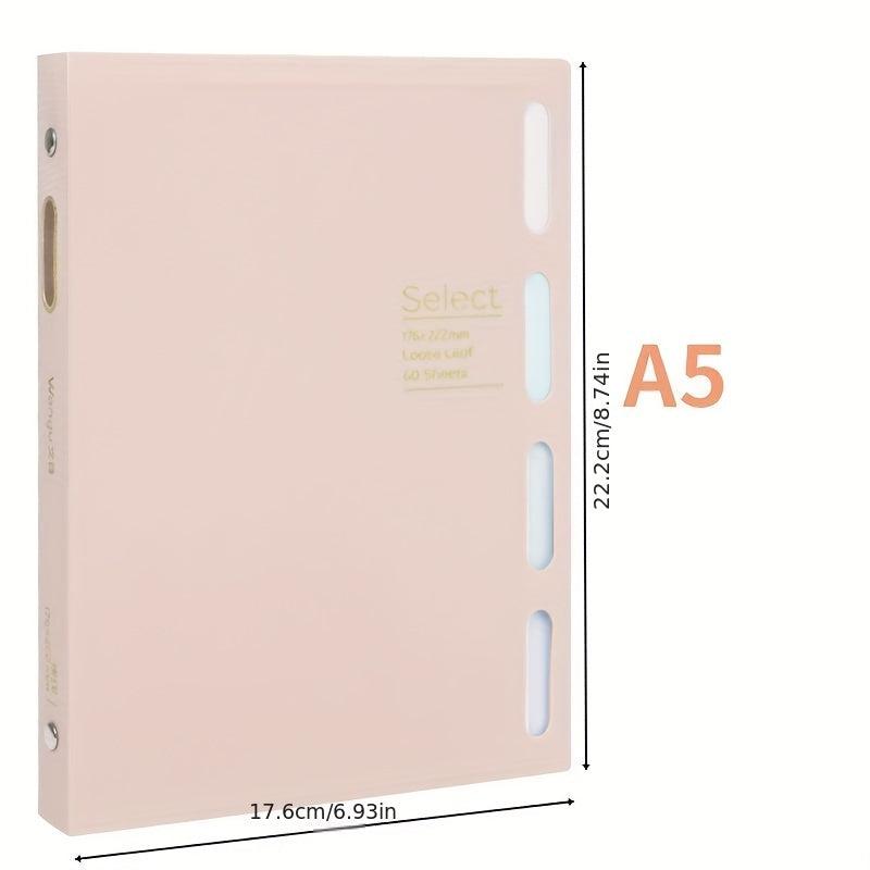 A5 Detachable Coil Notebook with 4 Index Pages