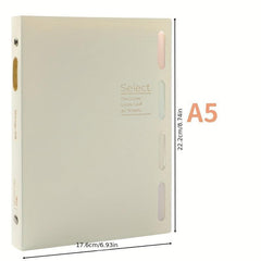 A5 Detachable Coil Notebook with 4 Index Pages