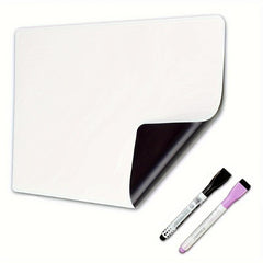 Magnetic Dry Erase Board Sheet with 2 Markers for Fridge 30x48cm
