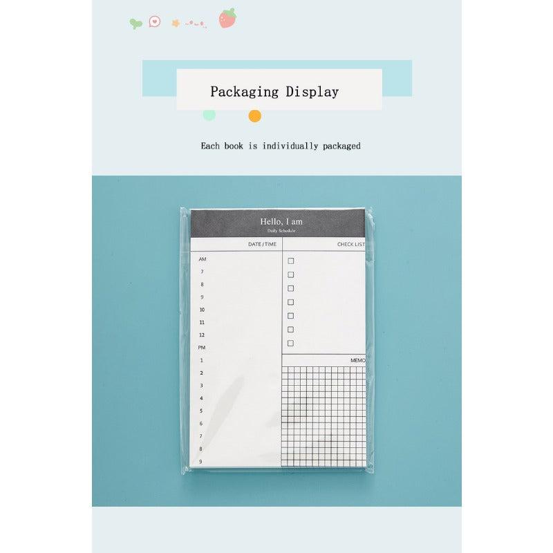 Minimalistic Desktop Calendar Notepad - 50 Sheets