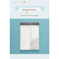 Minimalistic Desktop Calendar Notepad - 50 Sheets