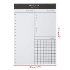 Minimalistic Desktop Calendar Notepad - 50 Sheets