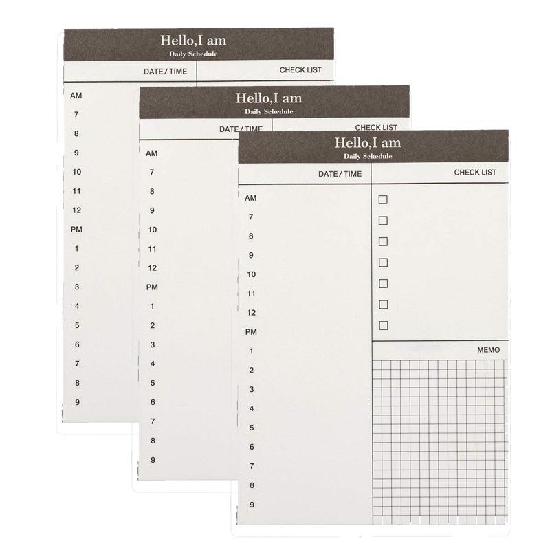 Minimalistic Desktop Calendar Notepad - 50 Sheets