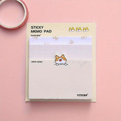 Creative Girl Cartoon Note Book Message Paper Non-sticky Non-adhesive Memo Paper