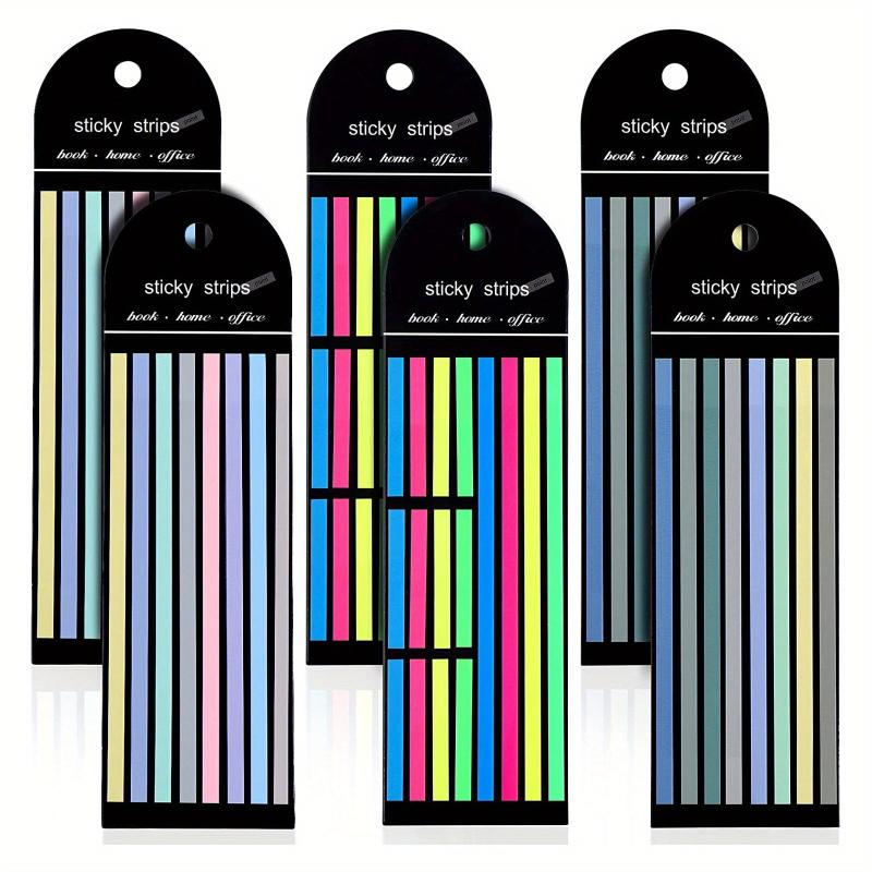 1280pcs Waterproof Highlighter Sticky Page Markers Tabs for Office School Study
