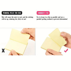 Colorful Sticky Note Set with Leather Packing Box