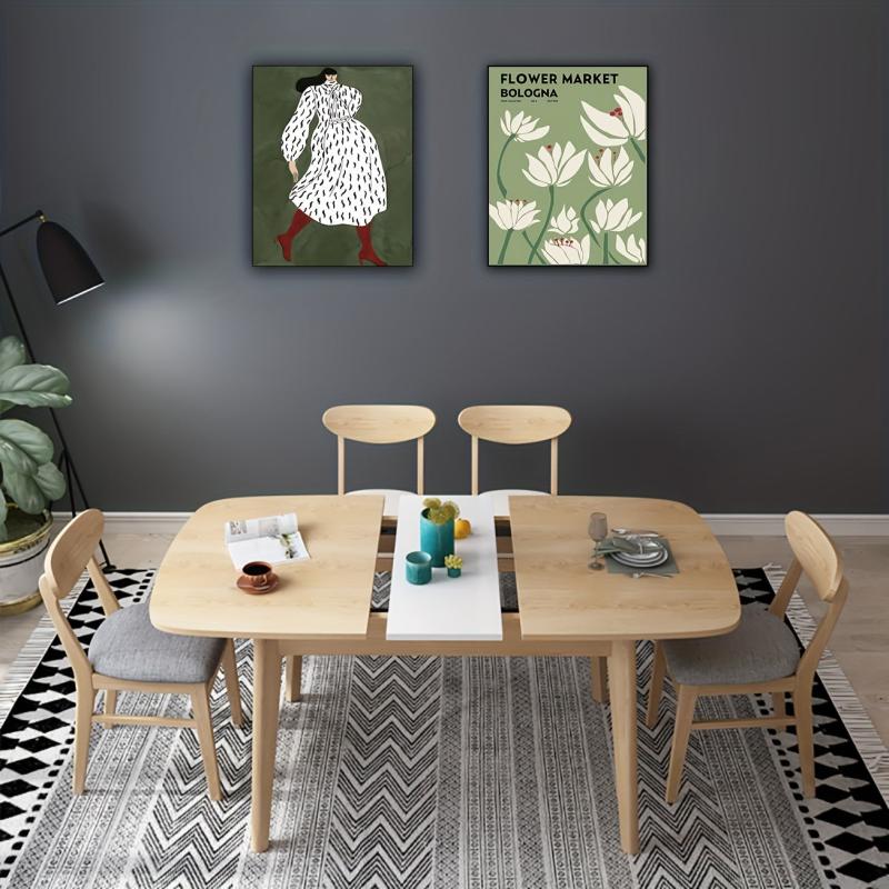 2pcs Matisse Decorative Paintings Printed Canvas Wall Stickers