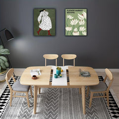 2pcs Matisse Decorative Paintings Printed Canvas Wall Stickers