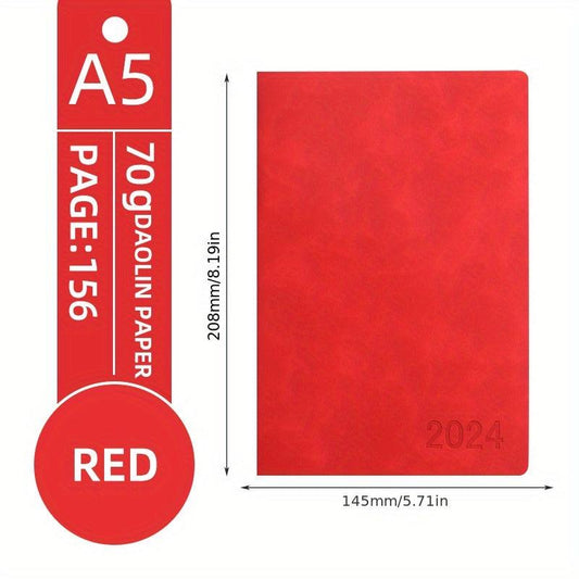 A5 Daily Planner 365 Days Time Management Notebook