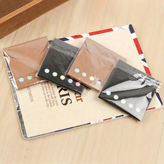 120sheets Cowhide Note Stickers Sticky Notes Memo Pad Set
