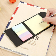 120sheets Cowhide Note Stickers Sticky Notes Memo Pad Set
