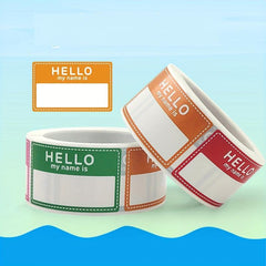 200pcs Student Name Stickers Kitchen Fridge Reminder Food Marker Sticker