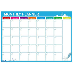 A3 Magnetic Monthly Calendar Schedule Soft Board