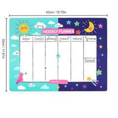 A3 Magnetic Monthly Calendar Schedule Soft Board