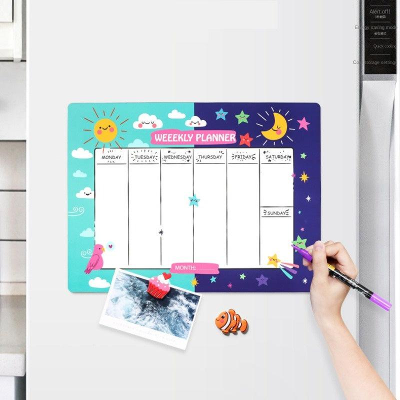 A3 Magnetic Monthly Calendar Schedule Soft Board