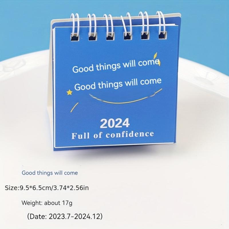 Mini Punch Card Calendar Student Gift Desktop Decoration Desk Calendar