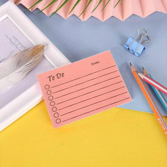 1pc To Do List Sticky Notes Self Adhesive Note Pads Planner Reminder Study Home
