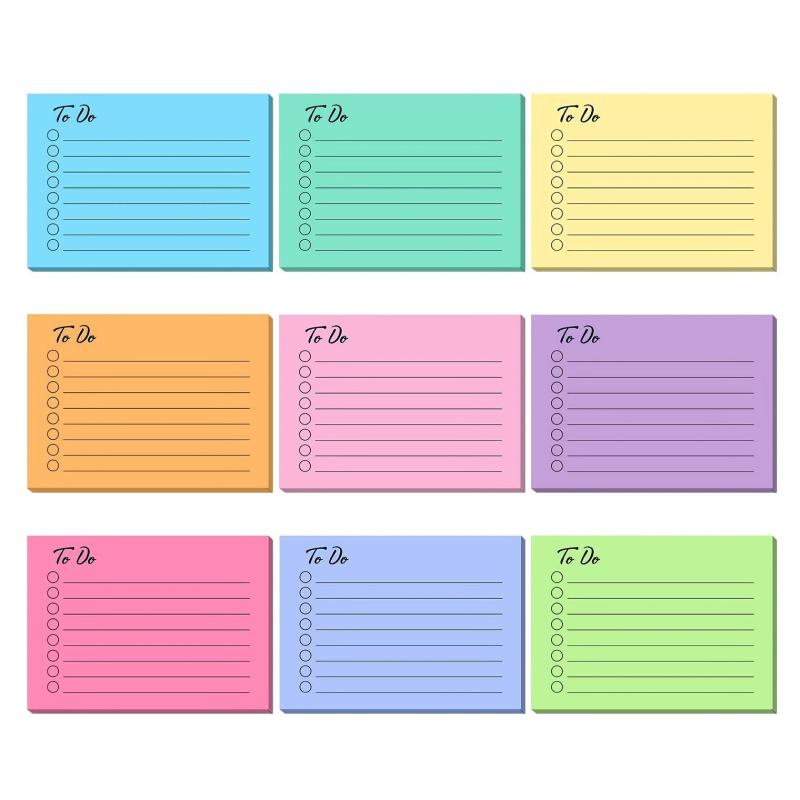 1pc To Do List Sticky Notes Self Adhesive Note Pads Planner Reminder Study Home