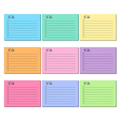 1pc To Do List Sticky Notes Self Adhesive Note Pads Planner Reminder Study Home