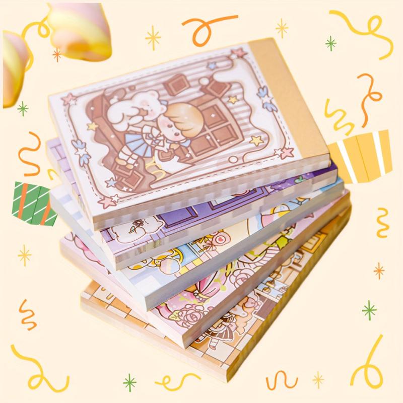 70 Sheets Mini Notebook Student Portable Diary Memo Sticky Notes