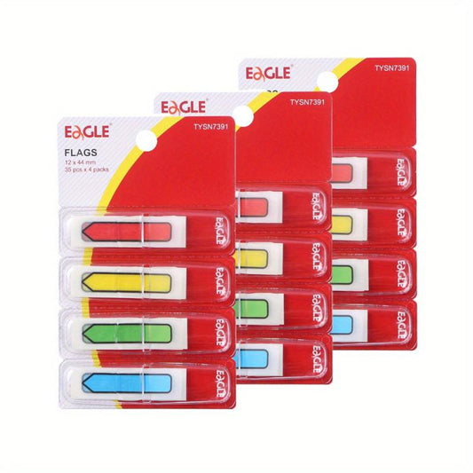 Sheets Eagle Page Markers Colored Sticky Index Tabs On The Go Dispenser