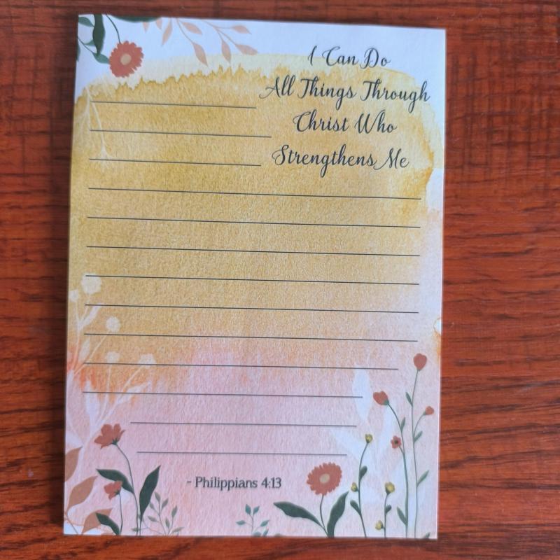 Colorful Flower Memo Notebook with Sticky Notes
