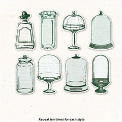 80pcs Hobo Moon Series Sticky Notes