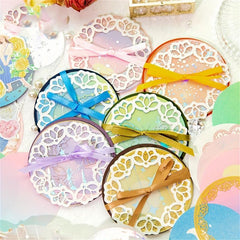 20pcs Paper with Sunset Series Decoration for Diary