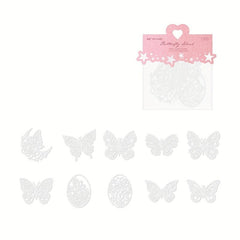 10pcs Cutout Lace Paper The Enlightenment Series DIY Decorative Collage Material