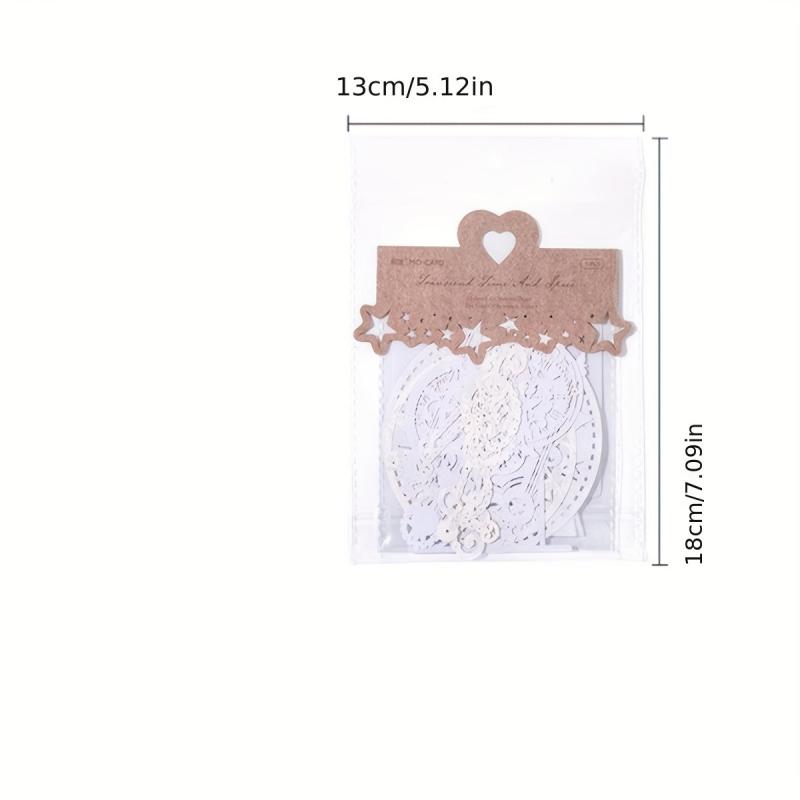 10pcs Cutout Lace Paper The Enlightenment Series DIY Decorative Collage Material