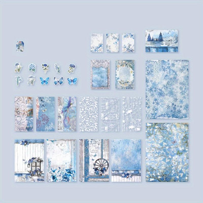 40 Sheets Mood Collector Series Mixed Material Journal DIY Decoration