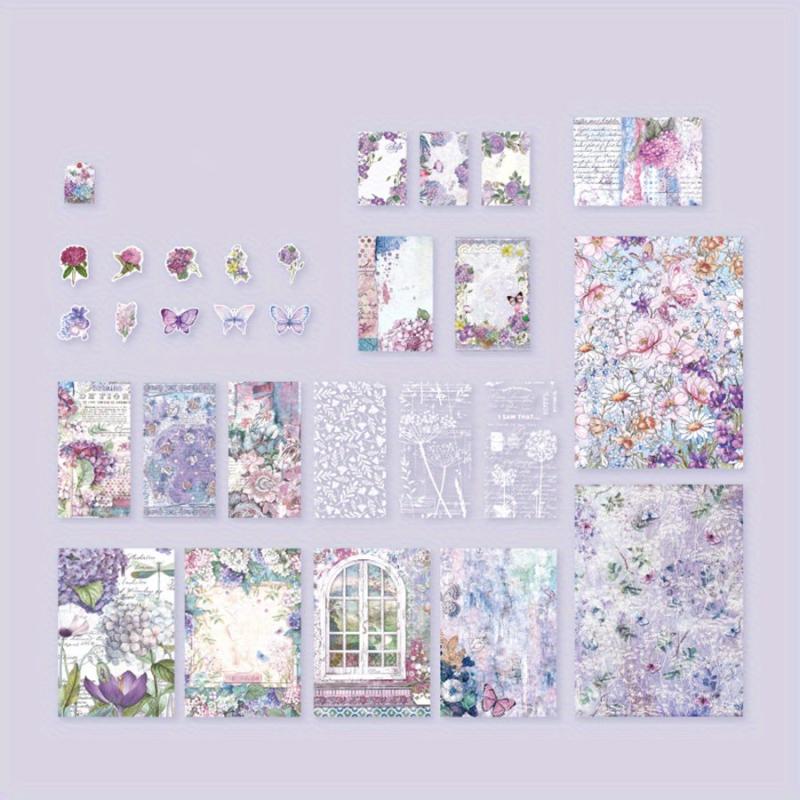 40 Sheets Mood Collector Series Mixed Material Journal DIY Decoration