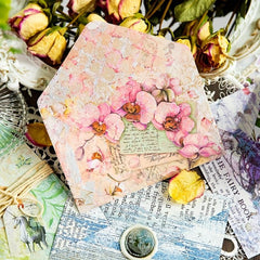40 Sheets Mood Collector Series Mixed Material Journal DIY Decoration