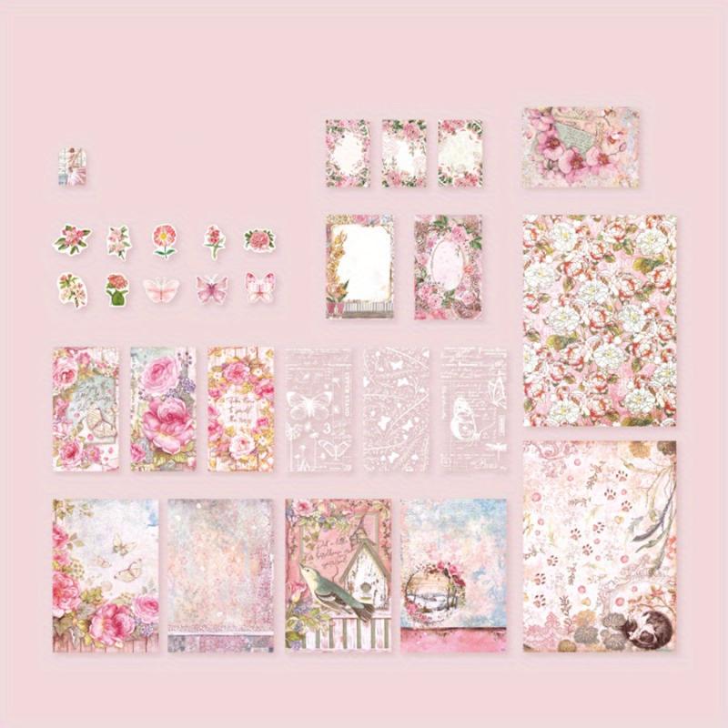 40 Sheets Mood Collector Series Mixed Material Journal DIY Decoration