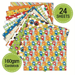 Cat Pattern Cardstock Scrapbook Paper Pad