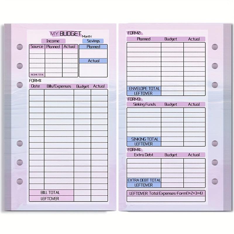 A6 Binder Replacement Core with Monthly and Weekly Plans
