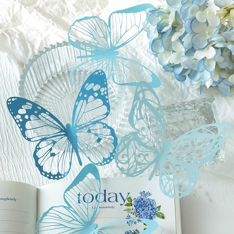 36pcs Butterfly Paper Decorations for Scrapbooking DIY Journal Card Making